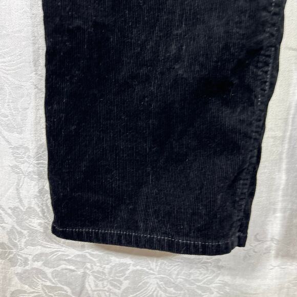 Talbots Pants 18W Black Corduroy Straight Flawless Five Pocket - Picture 3 of 13